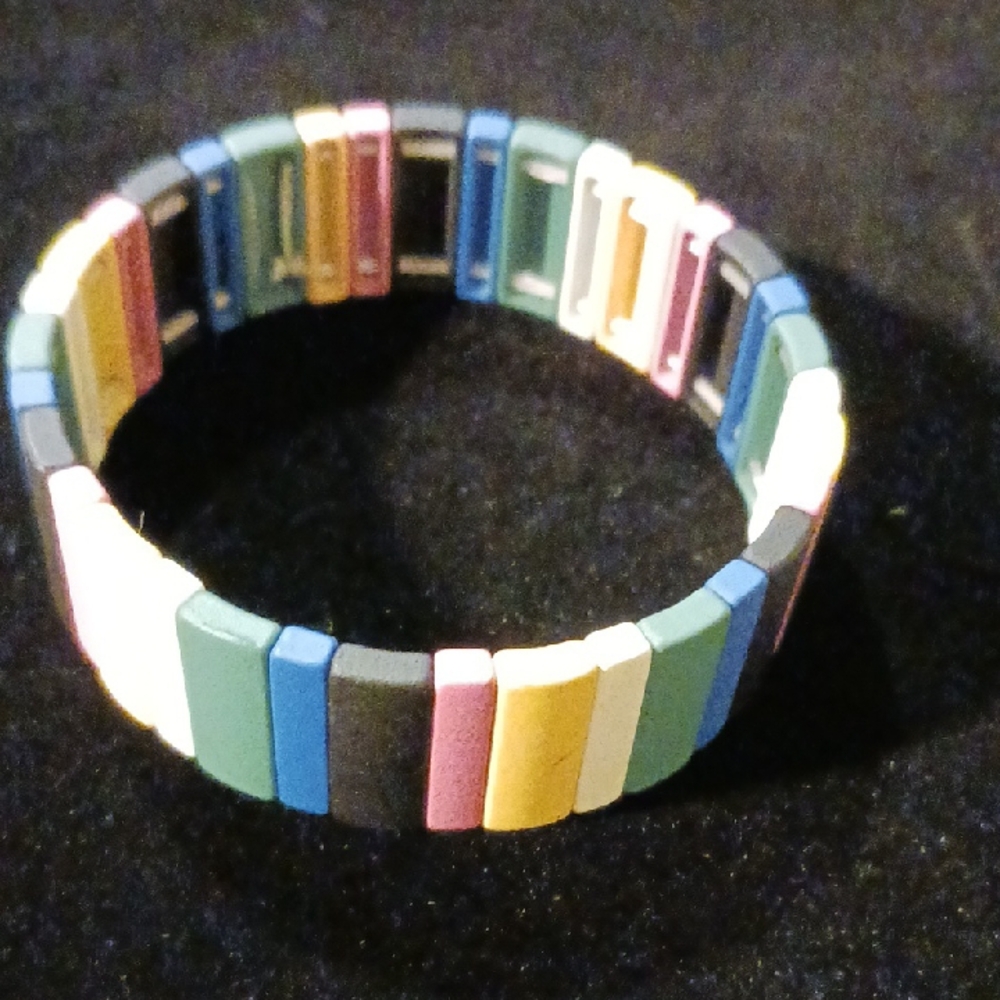 Colorful Tell Your Tale Stretch Bracelet